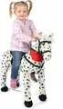 Produktbild: Pink Papaya Stehpferd zum draufsitzen | 75cm Spielpferd zum Reiten | Pferd zum Reiten für Kinder mit Sound | Sattel Pferd - Jolly