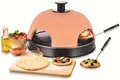 Produktbild: Pizzarette 4 Personen Emerio PO-115985 mit 4 Pizza-Heber Mini-Pizza Back-Ofen
