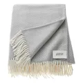 Produktbild: Schöner Wohnen ZEN Wohndecke Tagesdecke Kuscheldecke Grau mit Fransen 140x200 cm