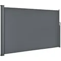 Produktbild: Juskys Seitenmarkise, Grau, Kunststoff, 300x190x300 cm, Sonnen- & Sichtschutz, Markisen