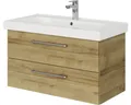 Produktbild: Pelipal Badmöbel-Set Sunline 105 BxHxT 92,5 x 56 x 46,5 cm Frontfarbe Eiche rivi