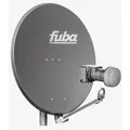 Produktbild: Fuba DAL 802 A Sat Anlage Antenne Schüssel Spiegel Twin LNB DEK 217 2 Teilnehmer Alu Sat-Schüssel/Sat-Spiegel Anthrazit + Fuba DEK 217 Twin LNB für