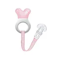 Produktbild: MAM Cooler & Clip kühlender Beißring, Zahnungshilfe mit Clip für einfaches Befestigen, extra kleiner und leichter Beißring für Babys, ab 2+ Monate, rosa