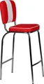 Produktbild: FineBuy Barhocker American Diner 50er Jahre Retro Barstuhl Sitzfläche mit Rücken-Lehne Fußstütze Sitzhöhe 76 cm