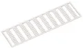 Produktbild: Wago WMB-Beschriftungskarte als Karte, für Klemmenbreite 5-17,5 mm, dehnbar 5-5,2 mm, unbedruckt, aufrastbar, weiß