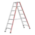 Produktbild: Stufenstehleiter, Trittleiter, 0,5/1/1,5/2/2,5 oder 3 m, 150kg, Alu Tritt Leiter