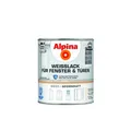 Produktbild: Weißlack f.fenster & türen seiden. 750ml Lack Weißlack Alpina