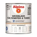 Produktbild: Alpina Heizkörper-, Hammerschlag-,Speziallack Weißlack für Fenster & Türen SM750
