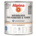 Produktbild: Alpina Weisslack für Fenster und Türen seidenmatt 0,75 Ltr. Fensterlack