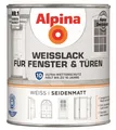 Produktbild: Alpina Weißlack für Fenster & Türen seidenmatt 750 ml