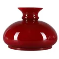Produktbild: Lampenglas Ersatzglas Petroleumglas Lampenschirm Glasschirm Petroleumlampe Ø 200mm Höhe180mm Rot