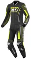 Produktbild: Berik Absolute GP2 2-Teiler Motorrad Lederkombi, schwarz/grün/neongelb, 58