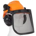 Produktbild: Forstschutzhelm Forsthelm Schutzhelm Helm Visier & Gehörschutz orange TRUTZHOLM
