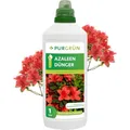 Produktbild: Purgrün® Azaleen-Dünger 1 Liter – Organisch-mineralische Rezeptur – Premium-Flüssigdünger mit Spurennährstoffen – NPK 8+8+6 – Mit Guano & Aqua Plus – Strahlende Blüten & gesundes Wachstum