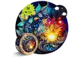 Produktbild: MagicHolz Puzzle MagicHolz Mystische Blumen Galaxie Mandala Holzpuzzle, 206 Puzzleteile