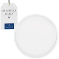 Produktbild: Villeroy & Boch – Artesano Frühstücks-/ Dessertteller Weiß, Spülmaschinenfest, Mikrowellensicher, Teller, Geschirr, Porzellan, Speiseteller, Essteller, Keramik, Premium Porzellan