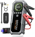 Produktbild: BRPOM Starthilfe Powerbank für Pkw mit Kompressor 8000A, Silbergrau