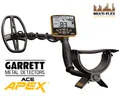 Produktbild: Garrett Ace Apex Metalldetektor Suchgerät Schatzsuche Sondeln Detektor Detector