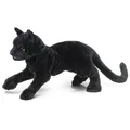 Produktbild: Schwarze Katze Folkmanis Handpuppe 2987 Plüschtier Stofftier Kuscheltier