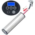 Produktbild: Akku-Kompressor-Luftpumpe für Reifen, Bälle u.v.m., LCD, bis 150 psi