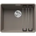 Produktbild: Blanco ETAGON 500-F | SILGRANIT tartufo | Einbauart: Flächenbündig | ohne Ablauffernbedienung, mit Z (Einbauspüle, 52.70 cm, 42.70 cm) (527690)