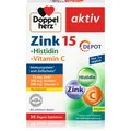 Produktbild: Doppelherz Zink 15 + Histidin + Vitamin C Tabletten zur Unterstützung des Immunsystems 30 TABL
