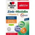 Produktbild: DOPPELHERZ Zink+Histidin Depot Tabletten aktiv, 30 St PZN 02898732