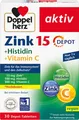 Produktbild: Doppelherz Zink 15 mg Histidin Vitamin C Immunsystem Haut 30 Depot Vegan