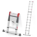 Produktbild: Hailo Master T100 FlexLine Teleskopleiter mit 13 Stufen bis 150 kg, Silber