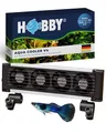 Produktbild: HOBBY Aquaristik Aqua Cooler V4 I Kühleinheit für Aquarien bis 300L I leise Aquarienkühlung mit 4 Ventilatoren I effektive Temperaturkontrolle I geeignet für Süßwasser- und Meerwasseraquarien