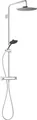 Produktbild: Dornbracht Showerpipe mit Brause-Thermostat ohne Handbrause, Ausladung Standbrause 450mm, Kopfbrause 300mm, 34460979-33