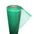 Produktbild: Florade® Kunststoffzaun | Gartenzaun | Geflügelzaun | Gartenzaun Kunststoff | Hundezaun | Robust & witterungsbeständig | Vielseitig einsetzbar | Schwarze Farbe | Quadratförmige Maschen | 270g/m²
