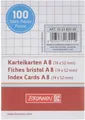 Produktbild: BRUNNEN Karteikarten BRUNNEN Karteikarten A8 kariert weiß 100 Blatt