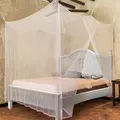 Produktbild: XXL Doppelbett Moskitonetz Insektenschutz Kasten-Moskitonetz mit Doppelöffnungen