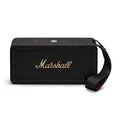 Produktbild: Marshall Middleton II Bluetooth Tragbarer Bluetooth-Lautsprecher, über 30 Stunden Spielzeit, wasserdicht nach IP67 – Schwarz und Messing