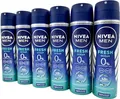 Produktbild: 6x Nivea Men Fresh Ocean 48h 0% Aluminium Deo Spray Deodorant Deospray  6x 150ml