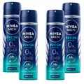 Produktbild: 4x 150ml Nivea Men Fresh Ocean 48h Deo Spray OHNE ALUMINIUM Deodorant