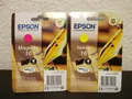 Produktbild: Original EPSON 16 Magenta + Yellow (2 Tintenpatronen wie abgebildet) MHD:11-2021