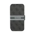 Produktbild: Guess iPhone 13 Mini Hülle, Grau – Bookcase Kunstleder