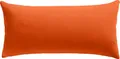 Produktbild: REDBEST Kissenbezug Single- Jersey San Francisco, orange Größe 40x80 cm - weiche Qualität, bügelfrei, praktischer Reißverschluss, 100% Baumwolle