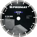 Produktbild: Diamanttrennscheibe Univ.BETON D.230mm Bohr.22,23mm Seg.-B.38,5mm