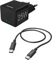 Produktbild: Hama Ladegerät 201623 Mini-Ladeset, USB-C, 25 W PD