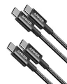 Produktbild: Anker USB C Kabel, [2 Stück 1m] 60W USB C auf USB C Kabel, PD 3.0 Ladekabel USB C für iPhone 17 Pro Max/16/15 Serie, Samsung Galaxy S26/S25, MacBook Pro/Air, iPad Pro/Air