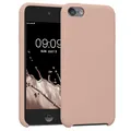 Produktbild: kwmobile Schutzhülle kompatibel mit Apple iPod Touch 6G / 7G (6. und 7.Generation) - Hülle Silikon gummiert - Cover Case in Altrosa