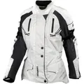 Produktbild: gms Motorradjacke GMS Taylor Damen Motorrad Textiljacke herausnehmbares Innenfutter,wasserdicht beige|schwarz XS