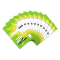 Produktbild: Limit Schulheft A4, 16 Blatt, Lineatur 25, liniert mit Rand, grün, 10 Stück