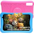 Produktbild: Denver TIO80105K Kinder-Tablet 8 Zoll – Android 13 – Kindersicherung – 4 GB RAM – 64 GB ROM – mit stoßfester Schutzhülle (Blau und Rosa)