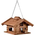 Produktbild: Dobar Vogelhaus Appenzell im Berghütten-Design 37 x 37 x 26 cm Braun FSC®