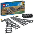 Produktbild: LEGO City Weichen, 6 Elemente, Erweiterungsset für Kinder, Spielzeug Set 60238