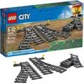 Produktbild: LEGO Spielzeugeisenbahn-Zubehör City 60238, Weichen und Schienen, Kunststoff, 6-teilig